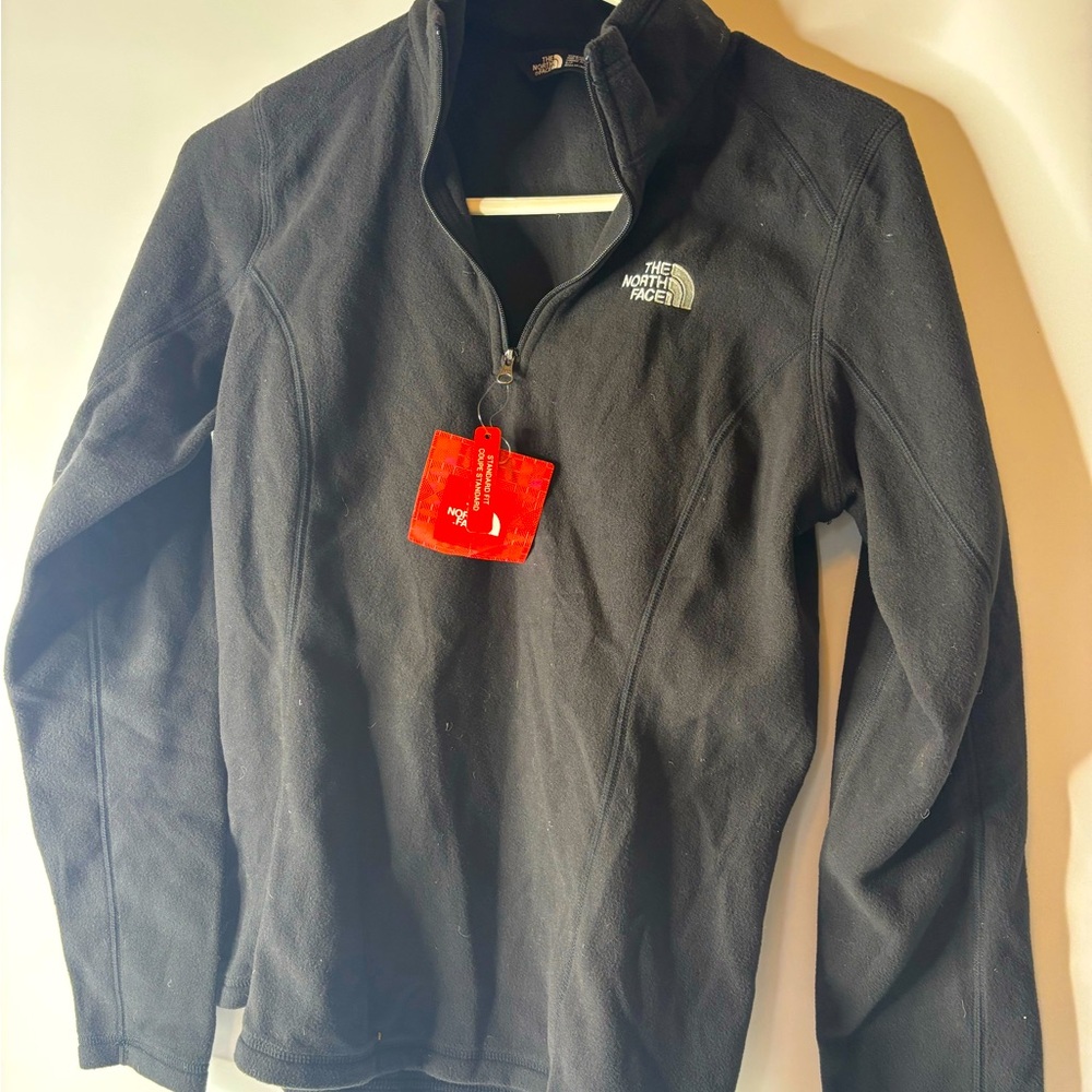 The NorthFace fleece jacket black NWT